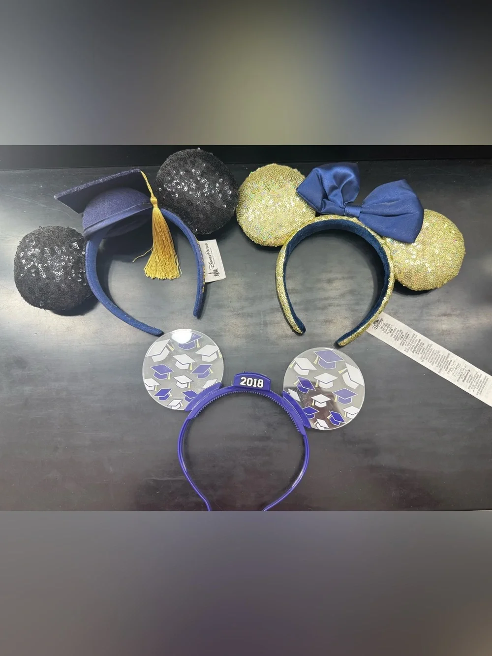Disney Graduation Ears/Headband bundle